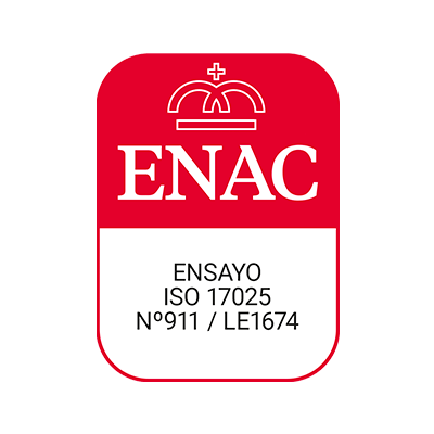 logo ENAC ensayo ISO 17025