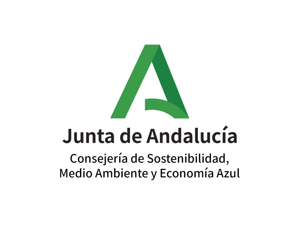 Logotipo de la Junta de Andalucía: consejería de sostenibilidad y medio ambiente